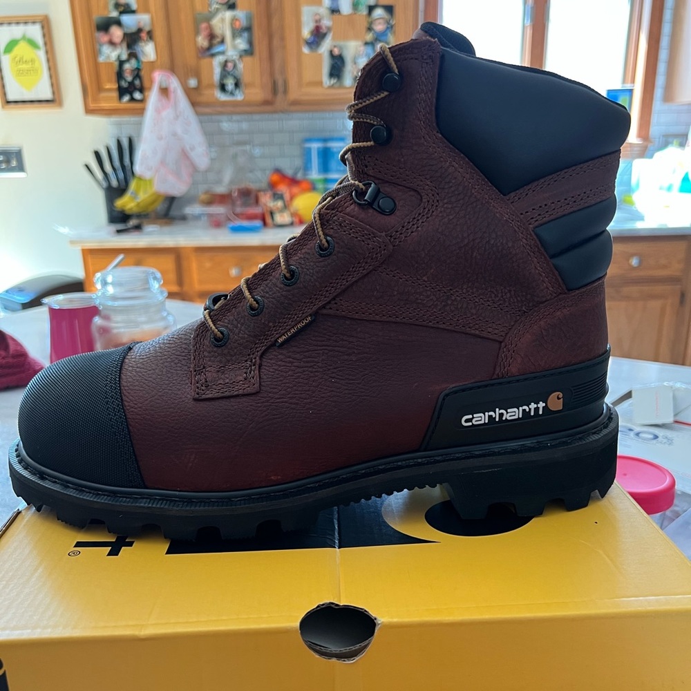 Carhartt Waterproof insulated puncture resistant 6-inch steel toe work boot